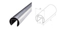 Applied handrail 42,4 U24 L2500 AISI 304