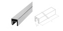 [i100.4040.4XS] Margu profils 40x40 U24 L2500 AISI 304