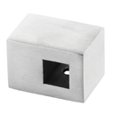 Rod crossbar holder 12x12mm a22xb22mm, AISI 304