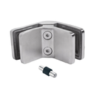 Glass clamp 90° L72 H45 W30 a39 AISI 304