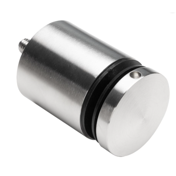 Точечный стеклодержатель d50mm, M10, AISI 304 шлифованный (8-17.52mm)