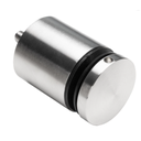 Point glass holder d50mm, M10, AISI304 satin (8-17.52mm)