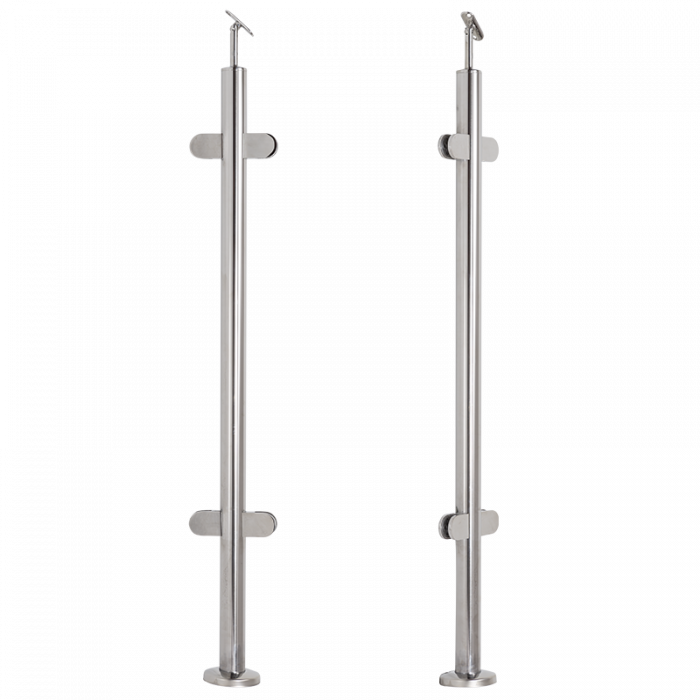 INOX Stikla Margu statnis, 4 stikla turētāji, D42.4 H1060mm, AISI 304 (Pulēts)