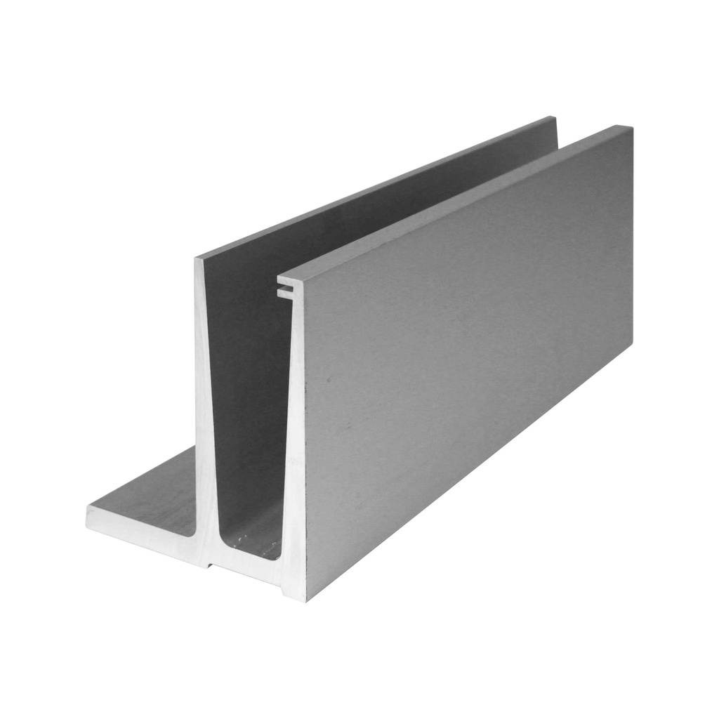 Aluminium profile, L1000mm, surface - anodised