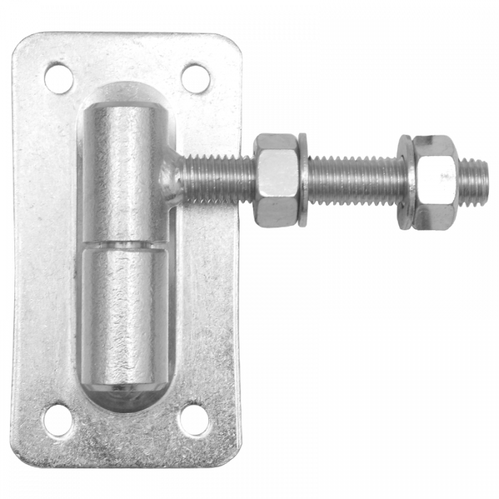 Regulējamā eņģe M18, d30mm ar plāksni 160x85mm