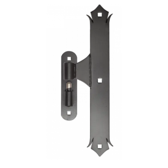 Decorative hinge, D27 x H400 x L50 mm with ball