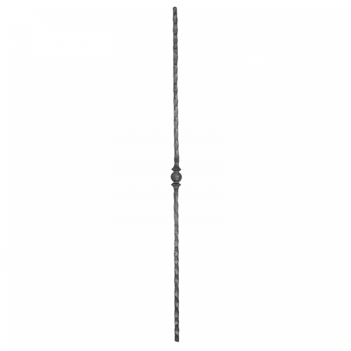 Forged steel baluster 14x14 mm ( H950 mm split )