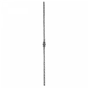 Forged steel baluster 14x14 mm ( H950 mm split )