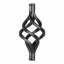 [K12.080] Čiekurs 12x12 mm, H130 x L60 mm