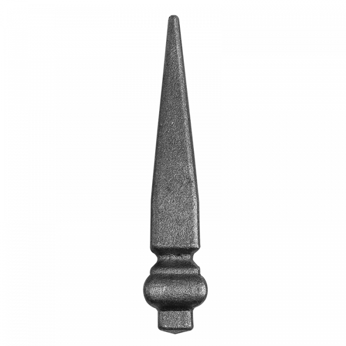 Forged steel arrowhead16x16mm H142 x L28 mm