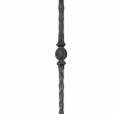 [K24.259] Balsta statnis 25x25 mm ( ar dekoratīvo elementu H1200mm )