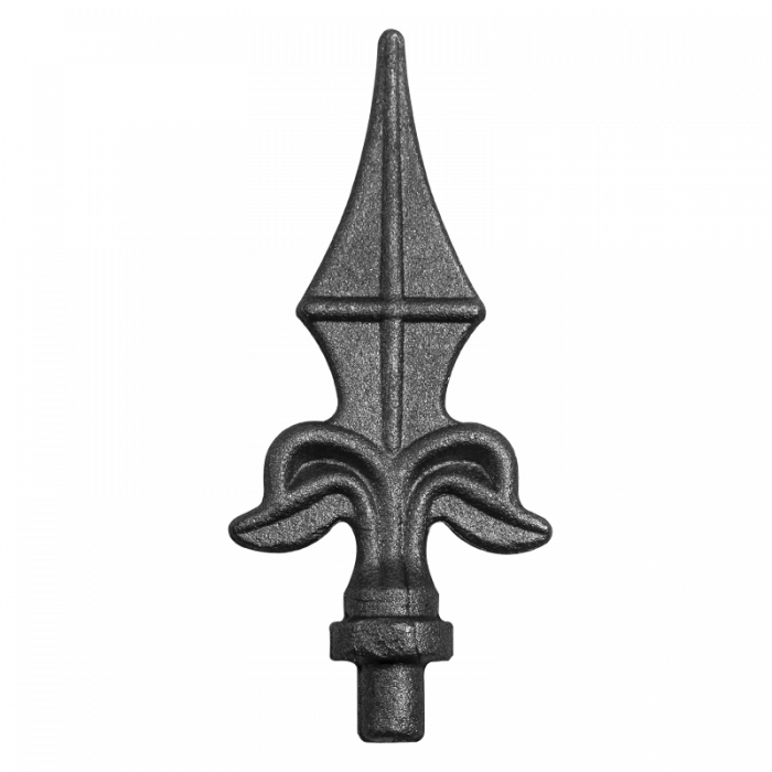 Forged steel arrowhead fi12 mm H130 x L60 mm
