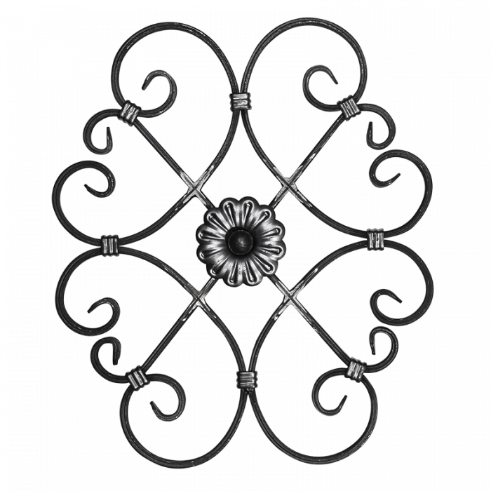 Roseta 16x8 mm H480 x L410 mm