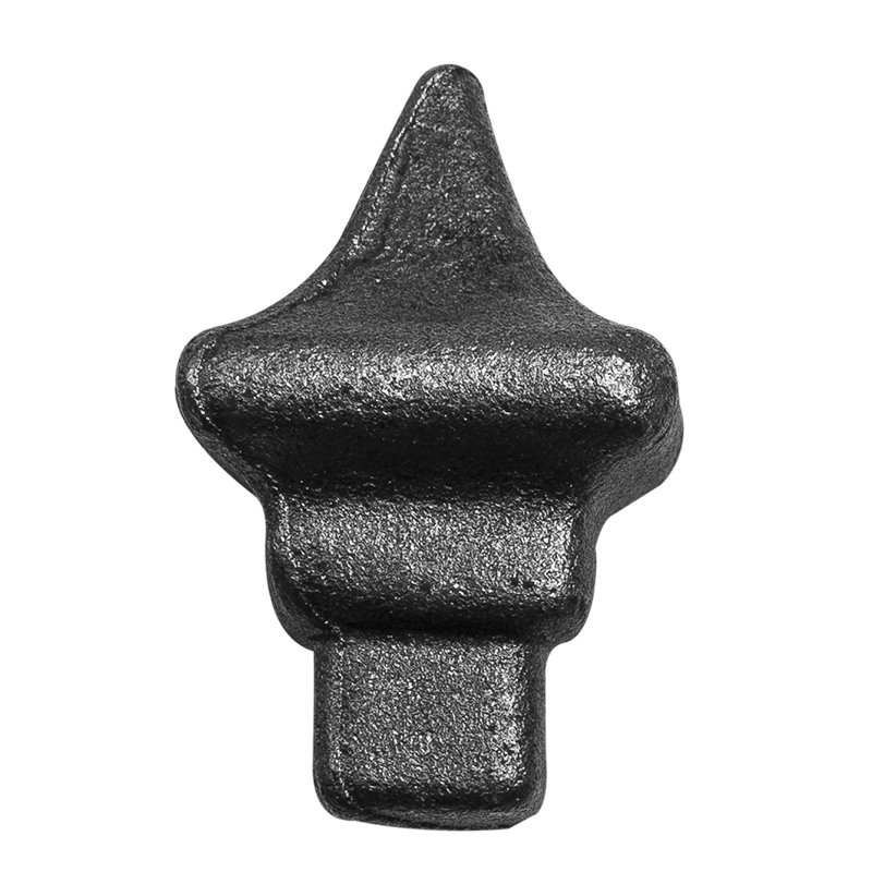 Forged steel arrowhead 16x16 mm H57 x L38 mm