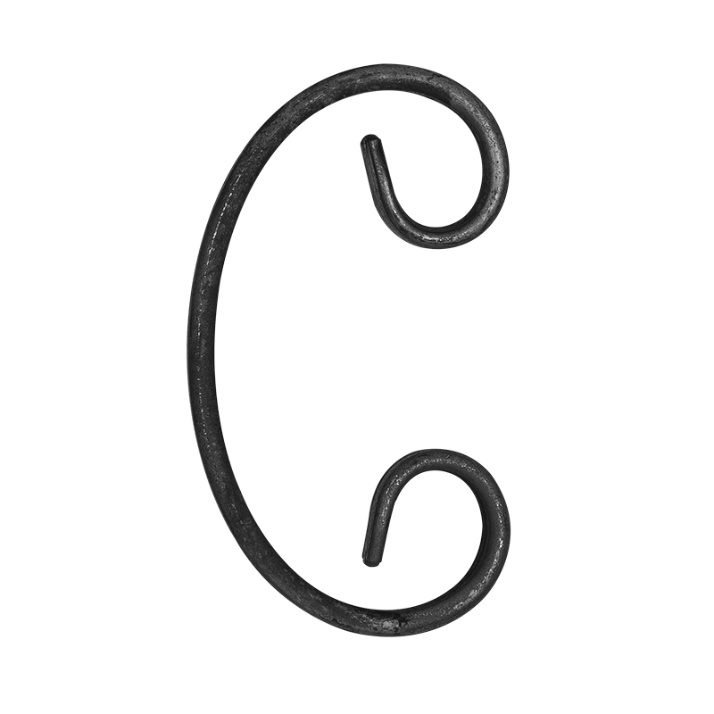 Кованый элемент - C. 12x6 mm H100 x L60 mm