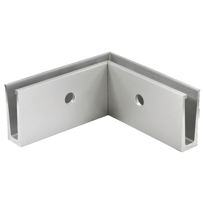 Алюминиевый угловой профиль ( 200 x 119 x 47 mm ), для стекла 12-21.52 mm