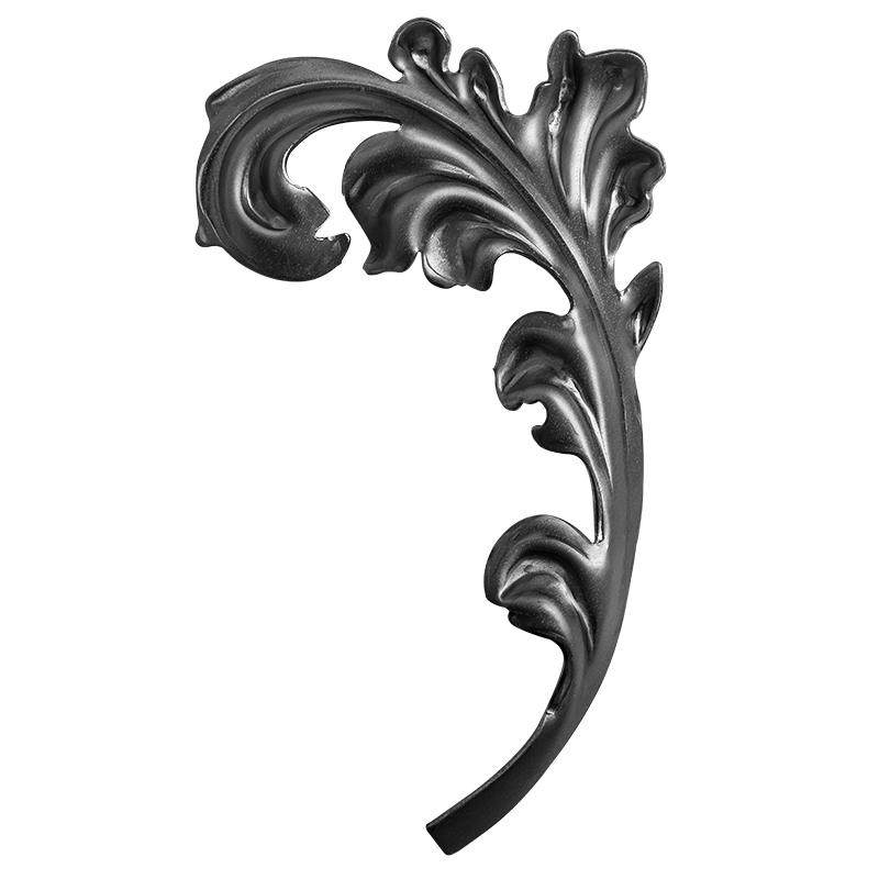 Dekoratīvā lapiņa ( kreisā ) H230 mm x L135 mm x 2 mm