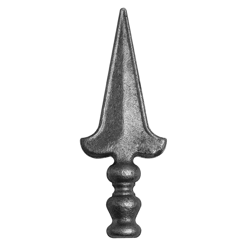 Steel forged arrowhead D24 mm H160 x L63 mm