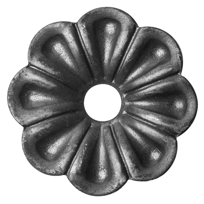 Dekoratīvā Puķe D60 x 3 mm, caurums D10 mm