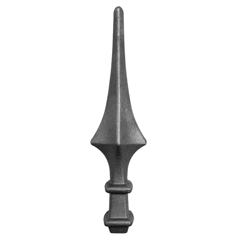 Forged steel arrowhead 26x26 mm H290 x L75 mm