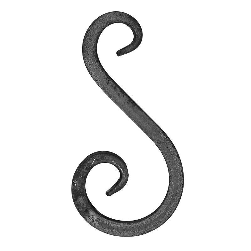 S formas Velmējums 12x12 mm H180 x L88 mm