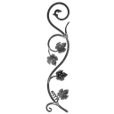 [K13.202] Rozete D14 mm H800 x L165 mm