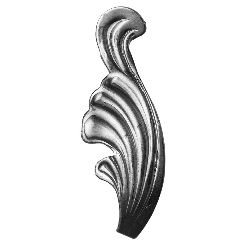 Dekoratīvā Lapiņa H110 x L40 x 2.5 mm ( labā )