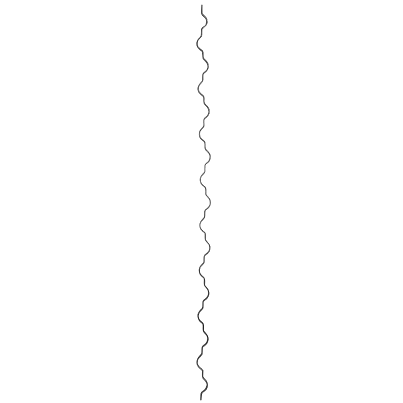 Декоративный пруть 12x6 mm H2000 x L65 mm