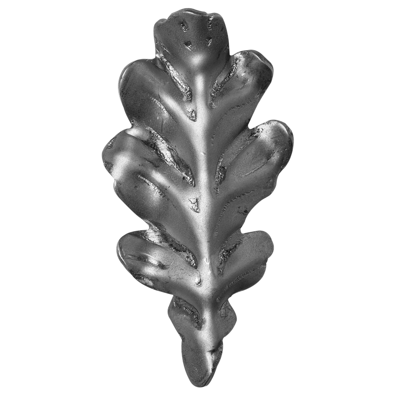 Decorative steel leaf H100 x L55 x 2 mm