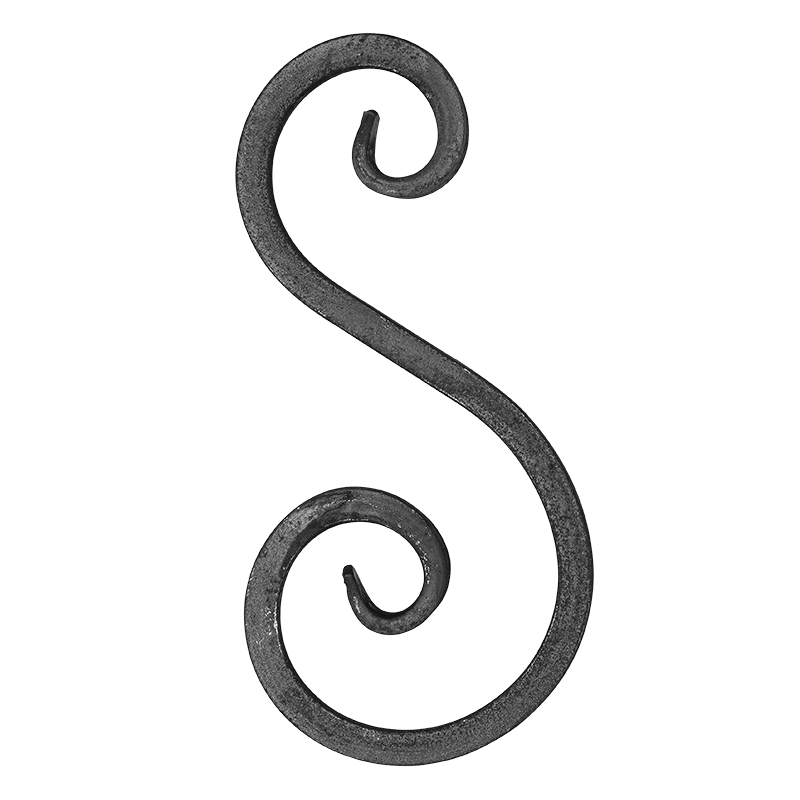 S formas Velmējums 12x12 mm H250 x L127 mm