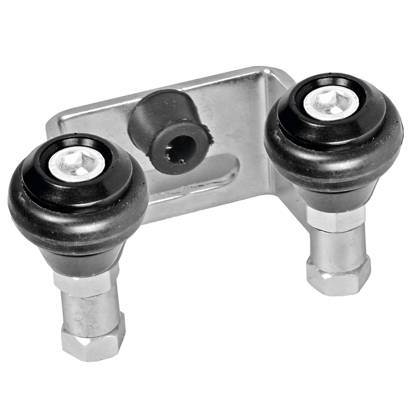 Handle for sliding gates with rubber rollers 40mm
