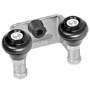 Handle for sliding gates with rubber rollers 40mm