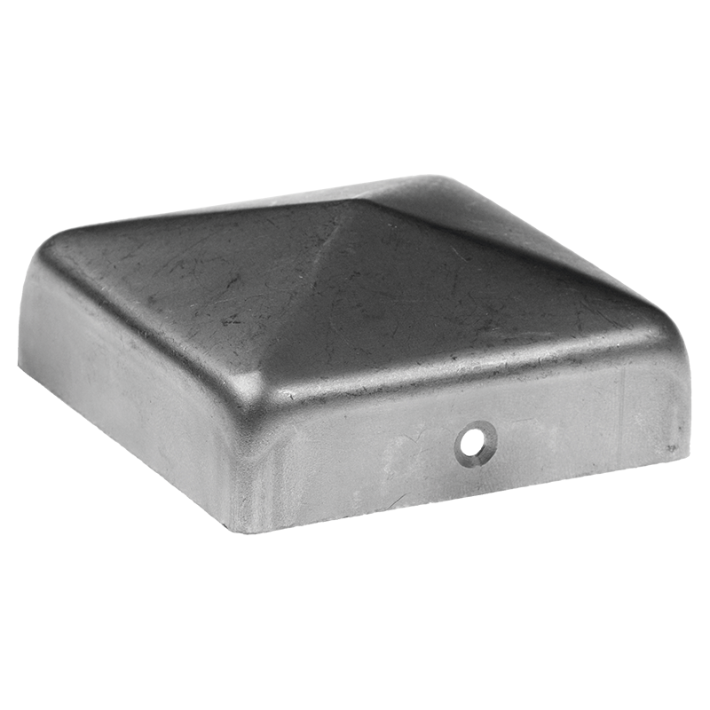 Steel case for 80x80x1 mm post