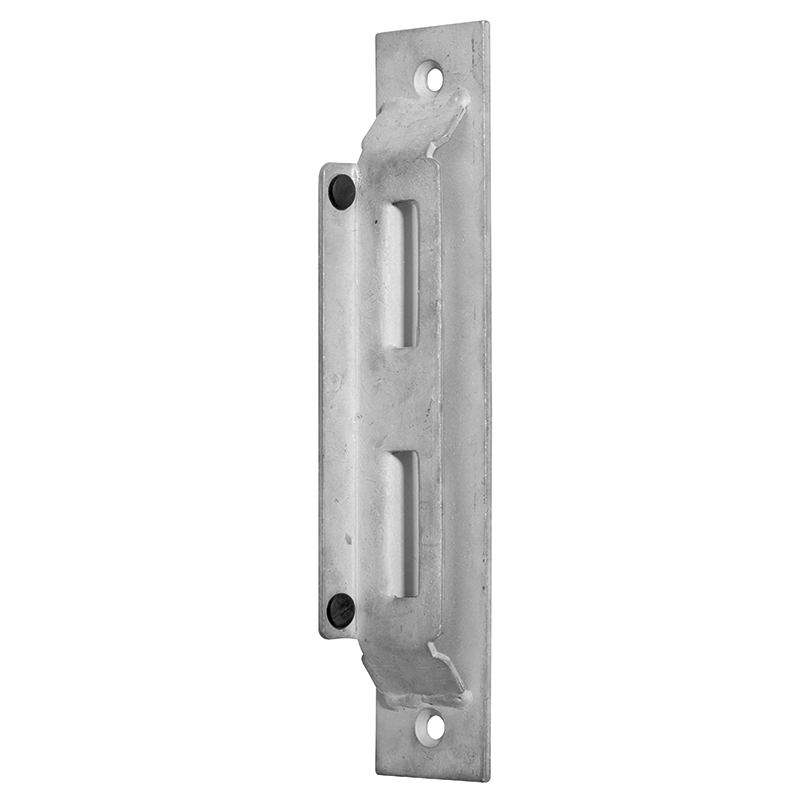 Ответная планка с отбойником для замка H260mm L50mm