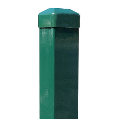 Fence Post, 40x60, ZN/POWDER, UV, cap, RAL6005