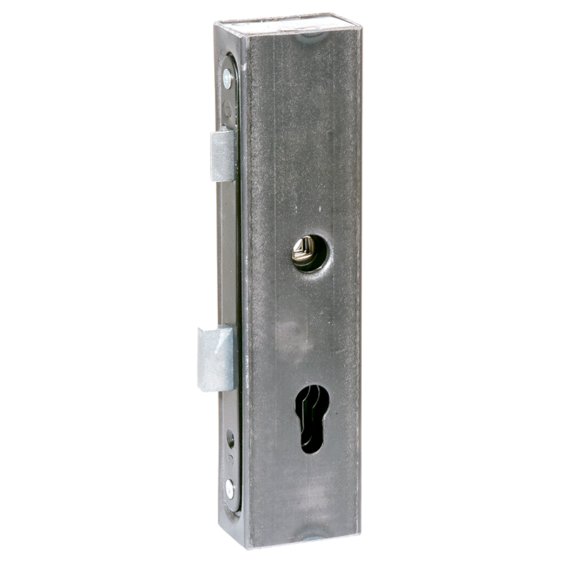 Cassette with lock, H 245 mm, for profile 60x40 mm