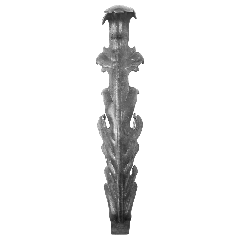 Decorative steel leaf H280 x L50 x 2,5mm
