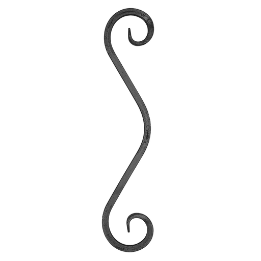 [K10.330] Forged steel element - type S 12x12 mm H450 x L90 mm