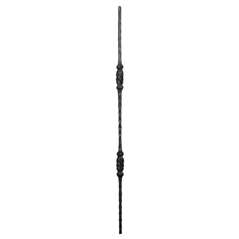 [K23.004] Forged steel baluster 14x14 mm H950 x L30 mm