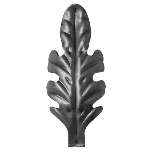 [K51.082] Decorative steel leaf 2 mm H150 x L47 mm
