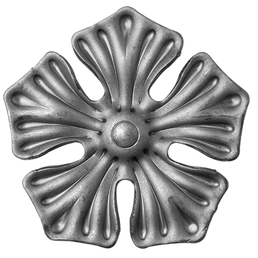 [K50.054] Decorative steel flower  D85 x 2 mm