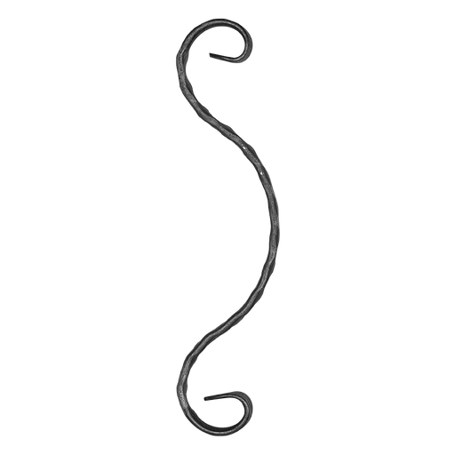 [K10.220] S formas Velmējums 12x6 mm H260 x L65 mm