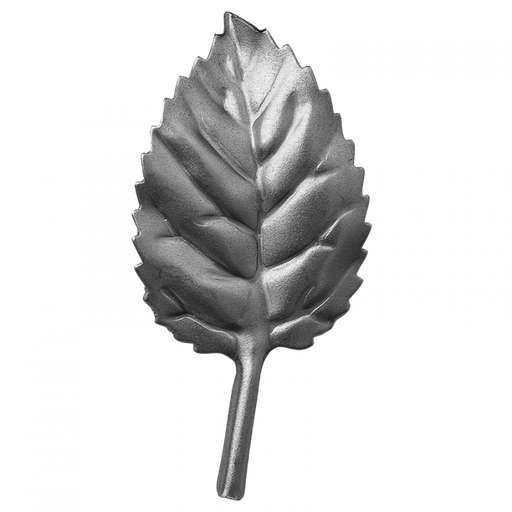 [K53.009] Decorative steel leaf 0,5 mm H70 x L35 mm