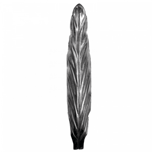 [K51.143] Decorative steel leaf  2 mm H255 x L50 mm