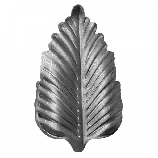 [K50.134] Decorative steel leaf 2 mm H85 x L50 mm