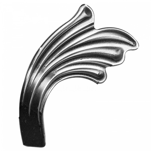 [K51.004] Decorative steel leaf 2,5 mm H50 x L90 mm ( right )