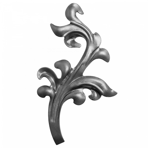 [K51.130] Decorative steel leaf 2 mm H240 x L140 mm ( right )