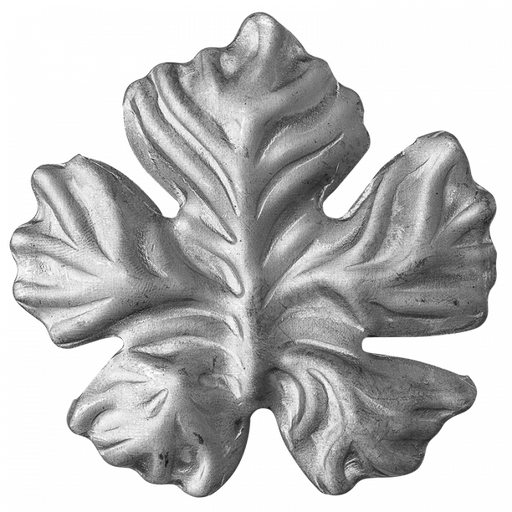 [K50.159] Decorative steel leaf 2 mm H70 x L70 mm
