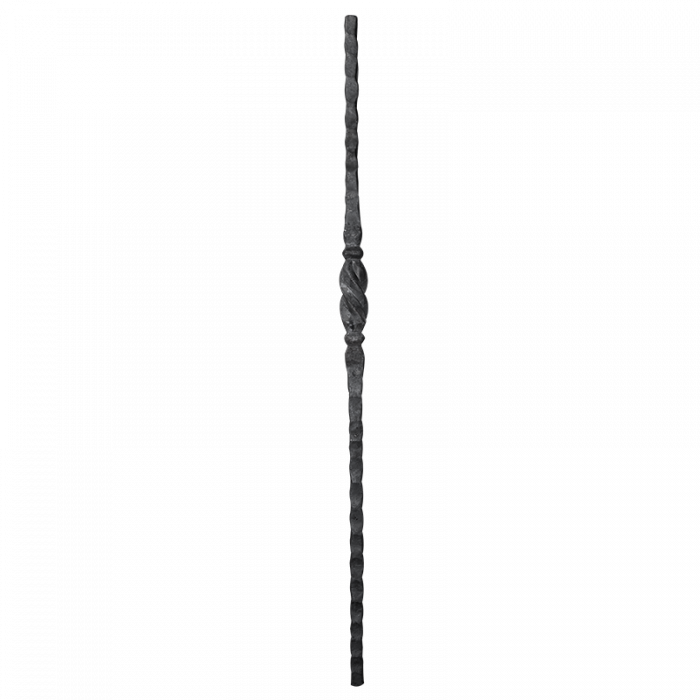 [K24.254] Forged steel baluster  25 mm H1200 x L50 mm