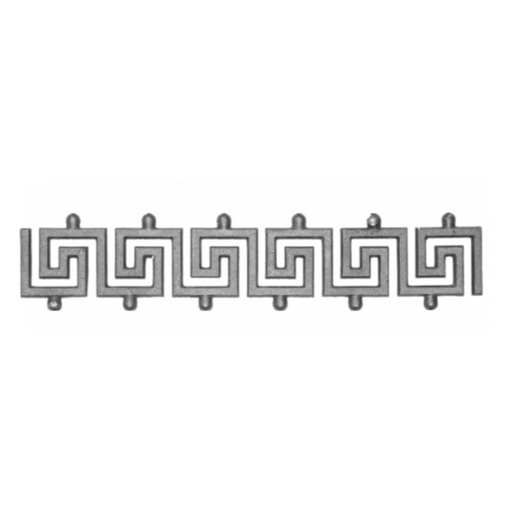 [K55.030] Cast iron ornament H108 x L500 mm